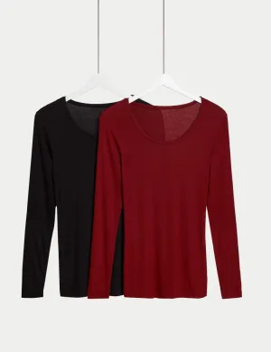2pk Heatgen™ Thermal Ribbed Tops