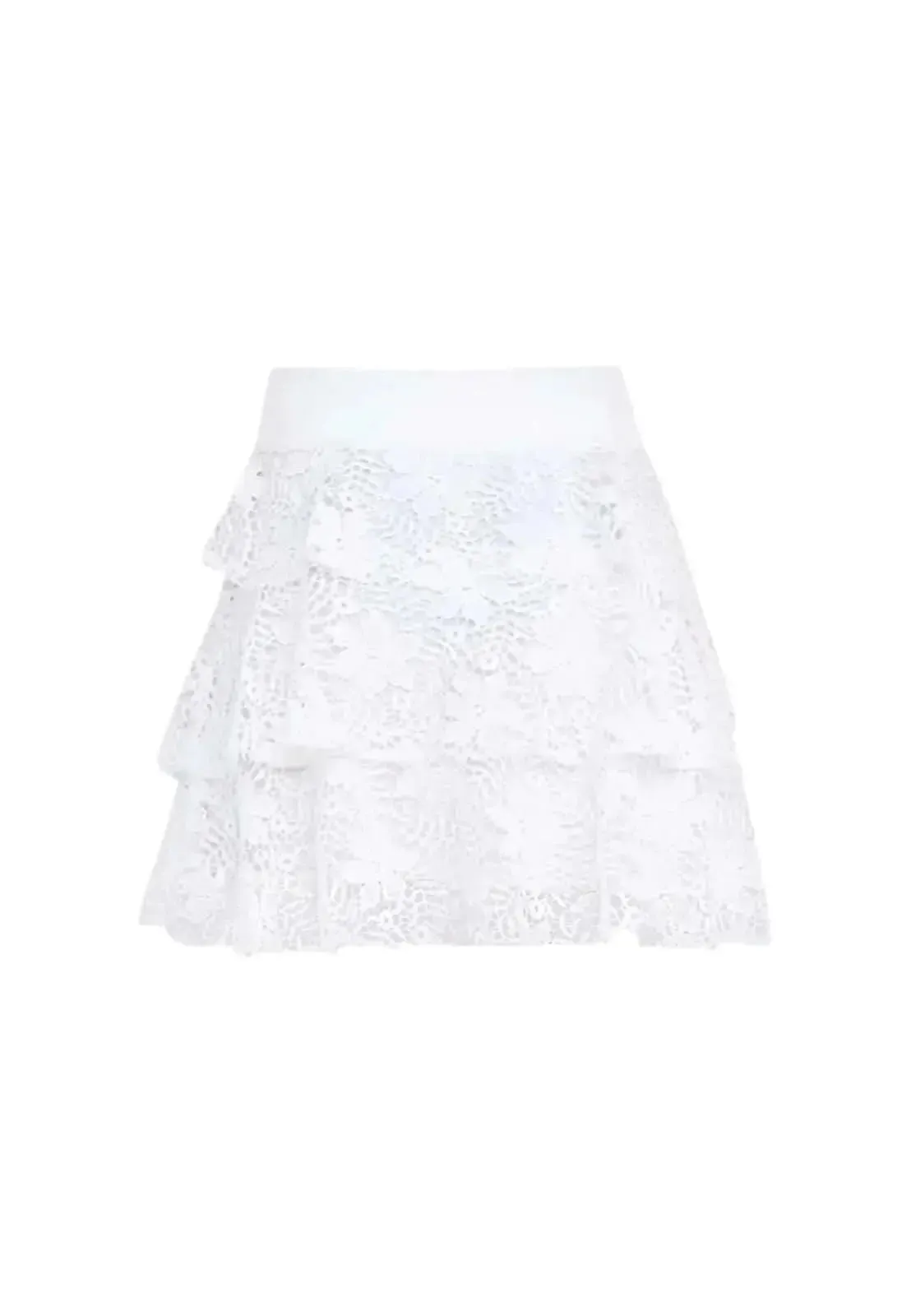 Alicia White Lace Skirt