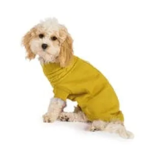 Ancol Muddy Paws Cable Knit Jumper Mustard 25cm Xsmall