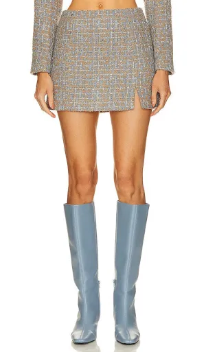 ASTR the Label Covina Skirt in Baby Blue