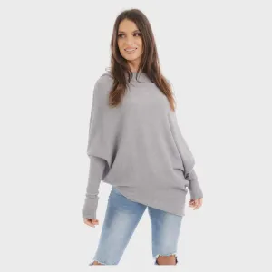 Audrey  Asymmetric Knitted Jumper