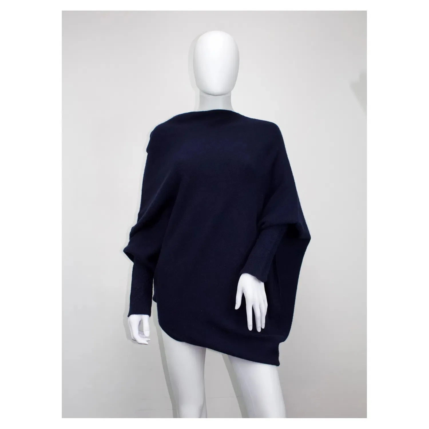 Audrey  Asymmetric Knitted Jumper