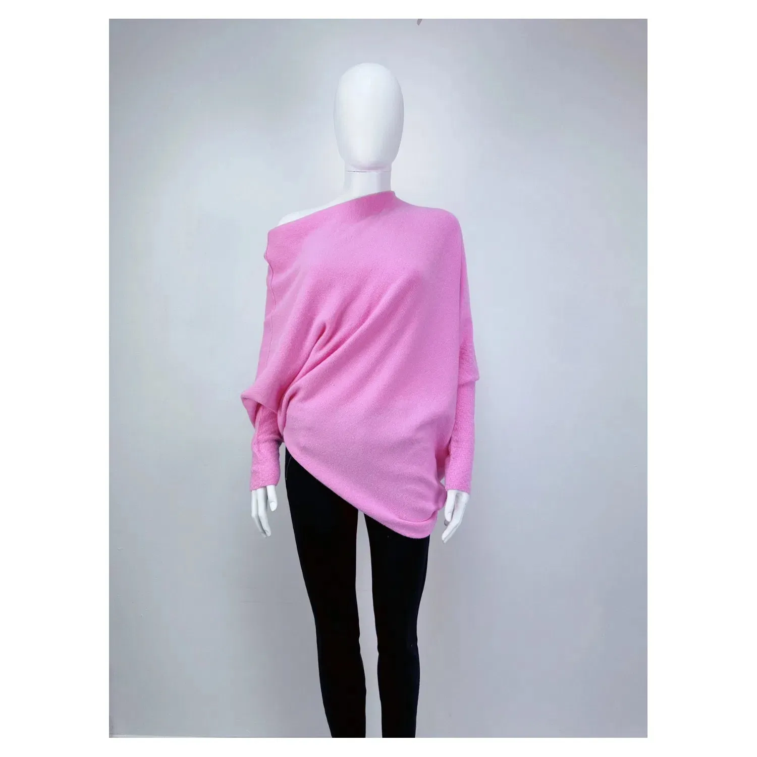 Audrey  Asymmetric Knitted Jumper