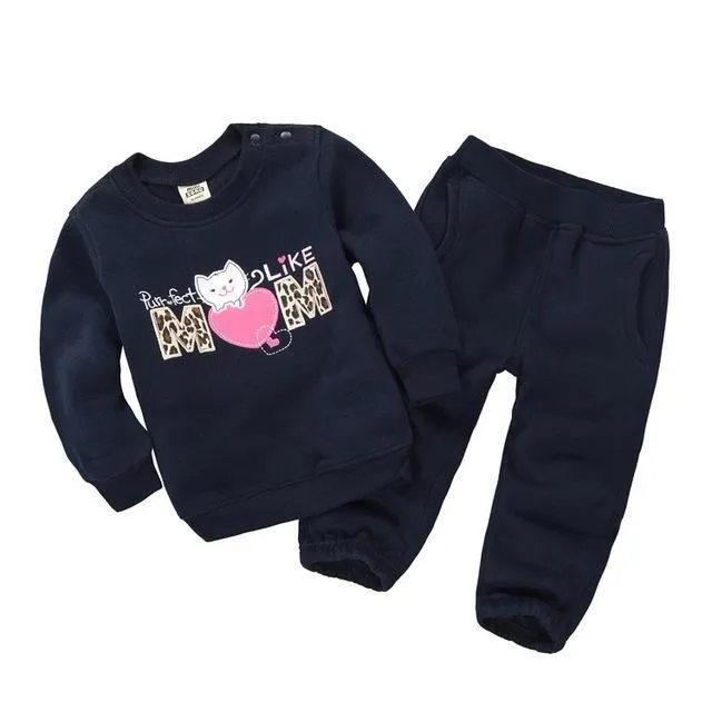Baby Unisex Animals Sweatshirts Pants Outfit