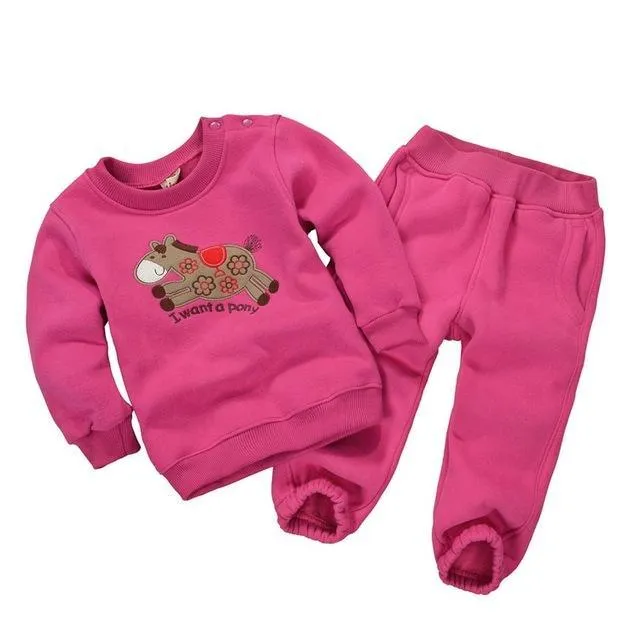 Baby Unisex Animals Sweatshirts Pants Outfit