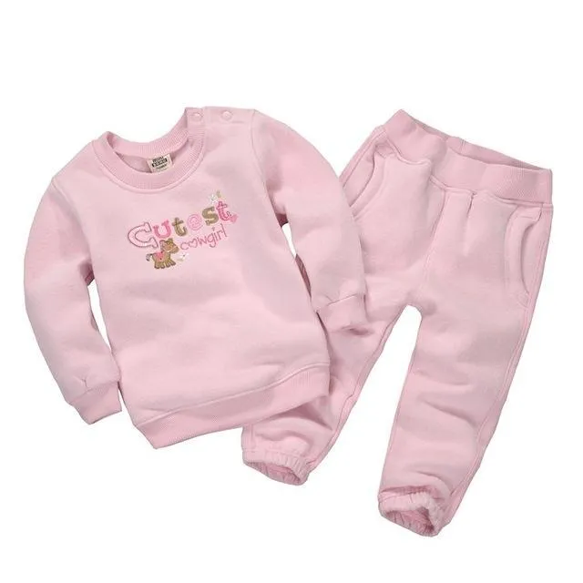 Baby Unisex Animals Sweatshirts Pants Outfit
