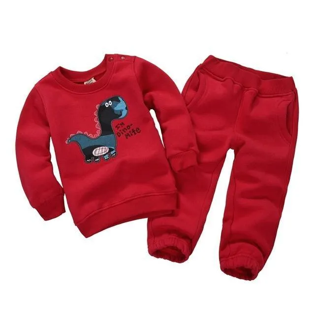 Baby Unisex Animals Sweatshirts Pants Outfit