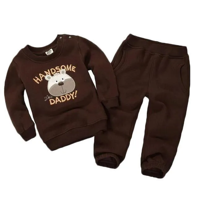 Baby Unisex Animals Sweatshirts Pants Outfit