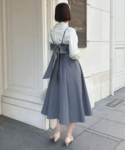 Back Cutting Cami Dress