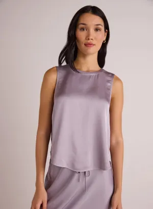 Bella Dahl Sleeveless Crew Neck - Glacier Grey