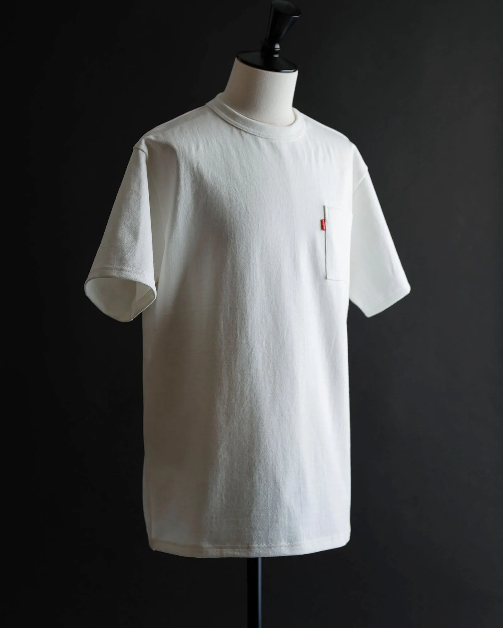 Big John MHTS02M-69R Magnum Weight Pocket Tee - White