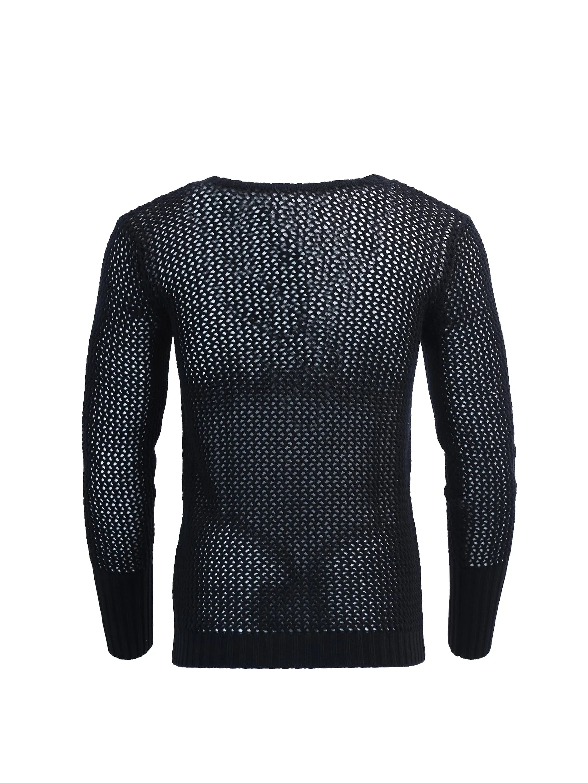 Black Lightweight Knitted Cardigan