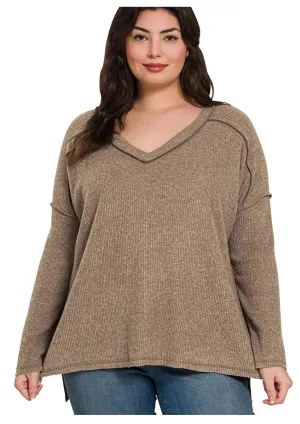 Brushed Mocha Sweater