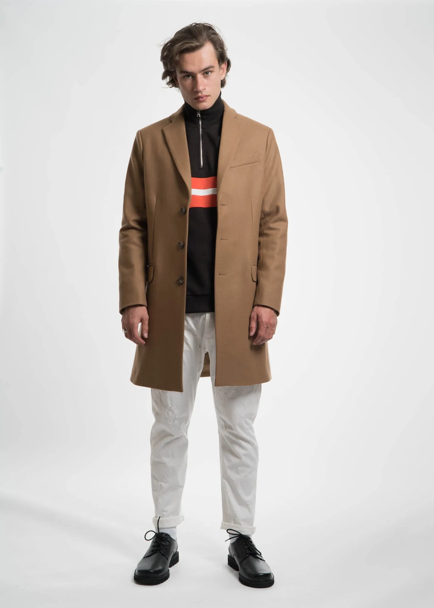 Camel Magnus Wool Coat