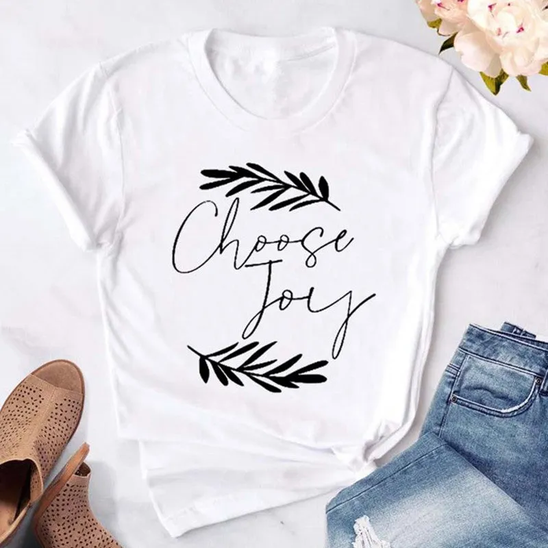 Casual Women Fashion Round Neck T-shirt