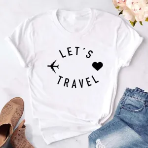 Casual Women Fashion Round Neck T-shirt