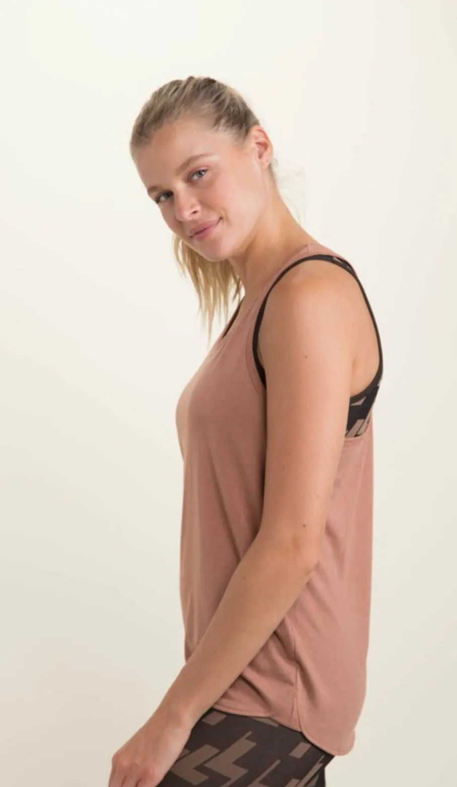 CLASSIC LIGHTWEIGHT RACERBACK TANK - BRINDLE