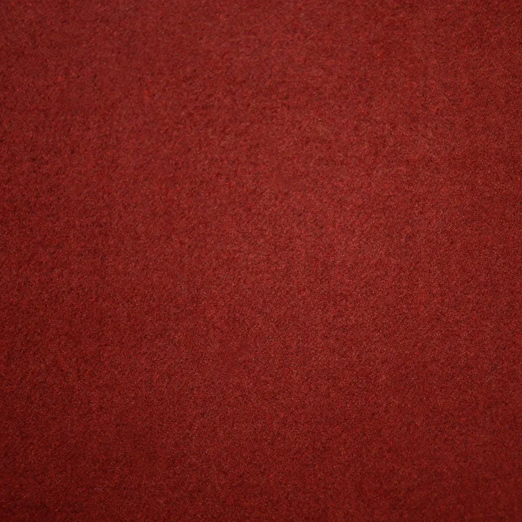 Classic Mid Weight Melton Wool Blend Coating Brick SY