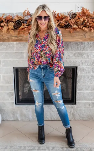 Color Happy Lightweight Woven Top - Final Sale