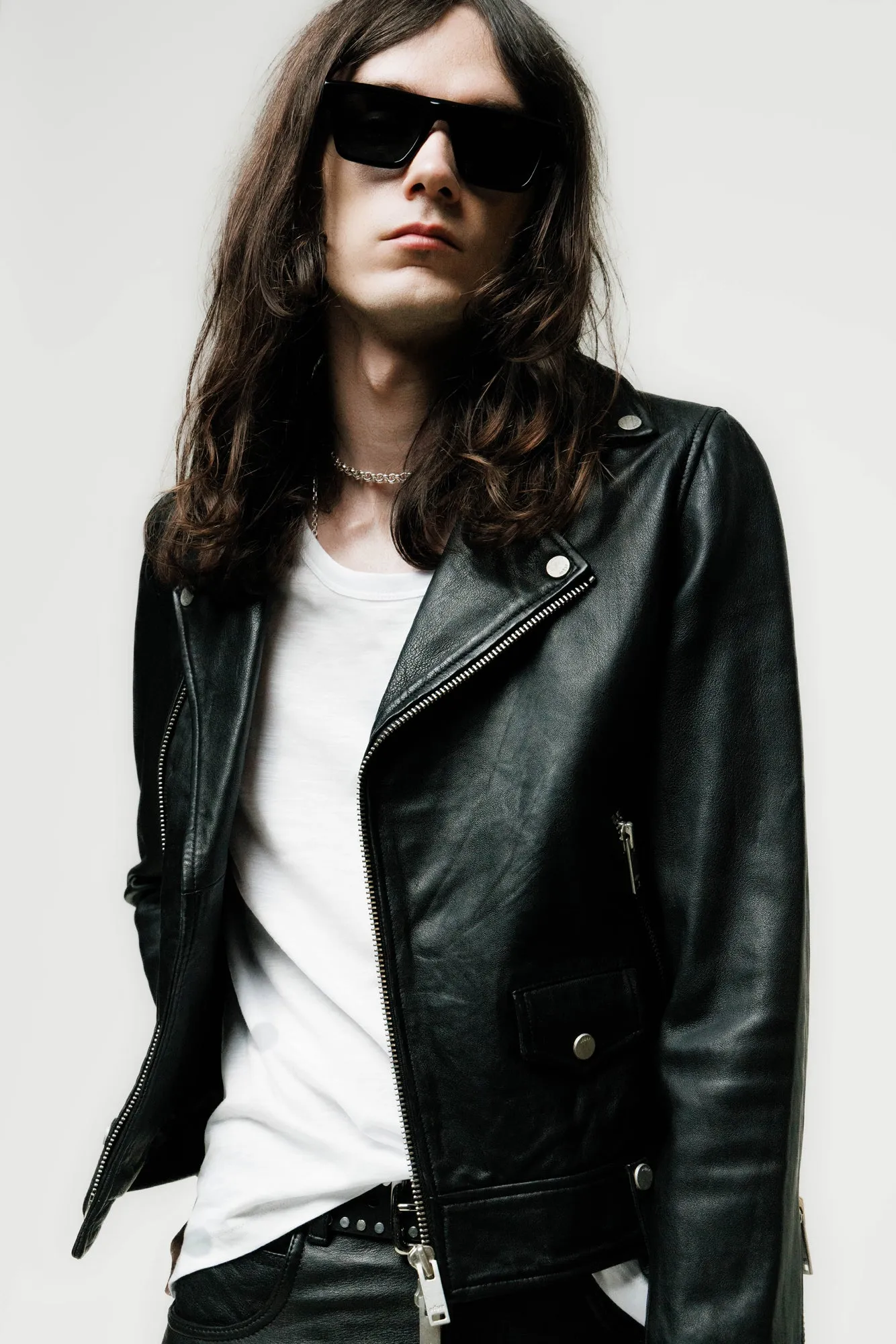 COLT LEATHER BIKER JACKET |  VINTAGE BLACK