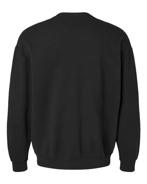 Comfort Colors Garment-Dyed Lightweight Fleece Crewneck Sweatshirt in Black