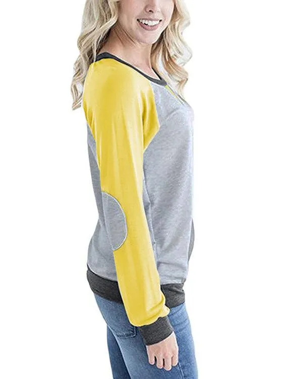 Custom Colorblock Kangaroo Pouch Pocket T-shirts