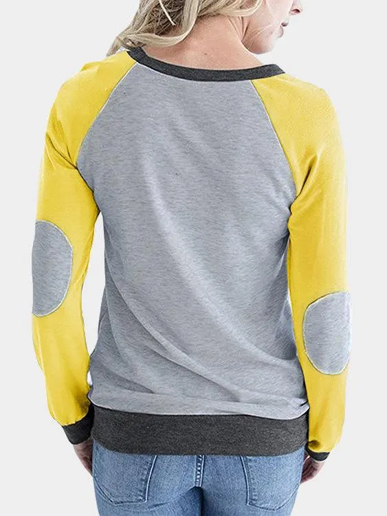 Custom Colorblock Kangaroo Pouch Pocket T-shirts