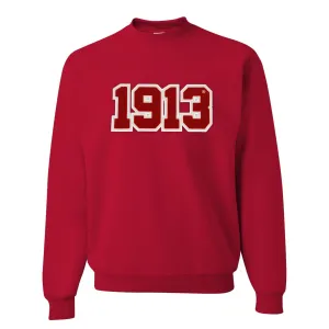 Delta 1913 Founding Year Crew Neck Sweatshirt