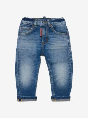 Dsquared2 Baby Regular Fit Jeans in Blue