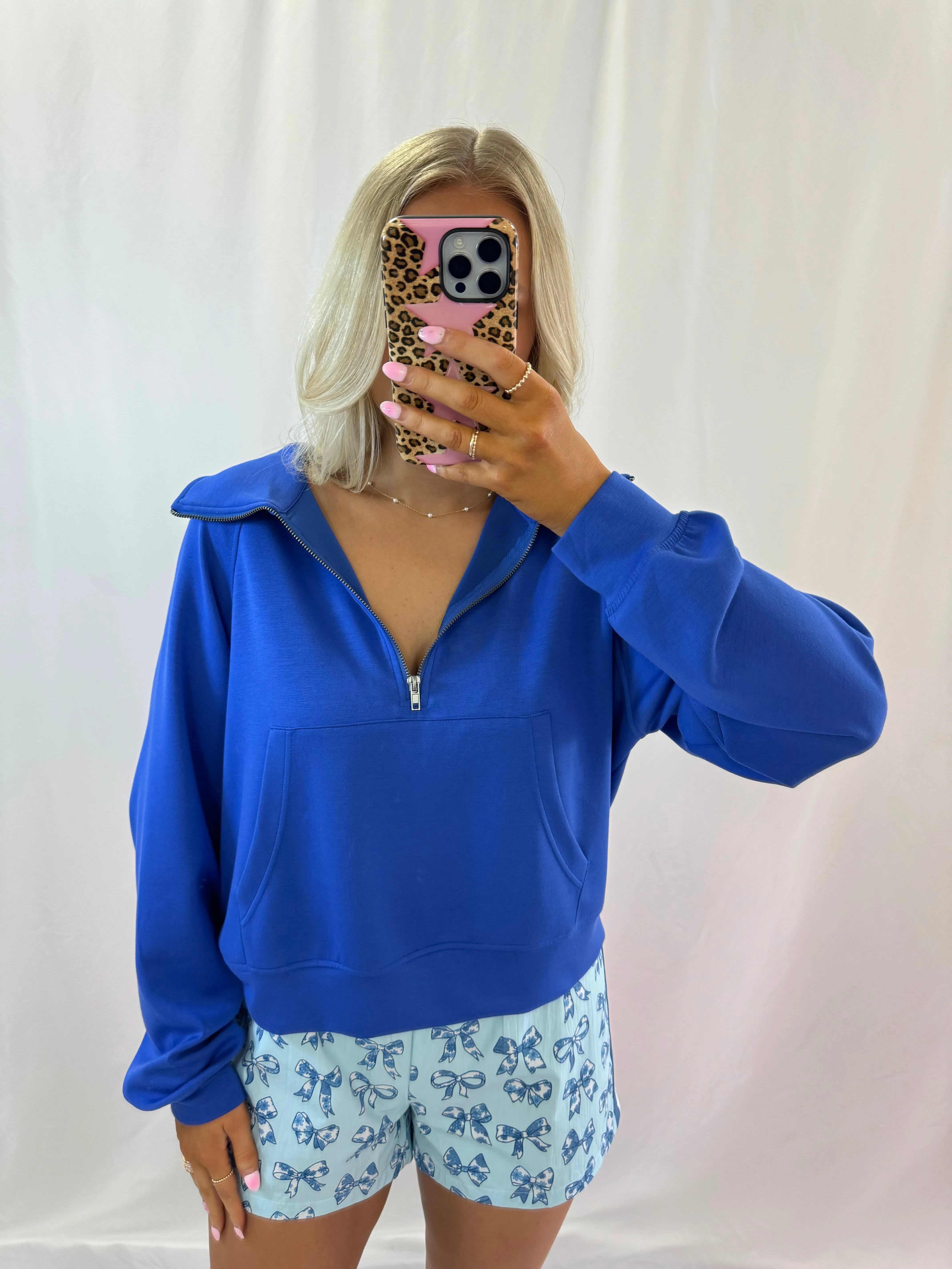 Endless Blue Quarter Zip