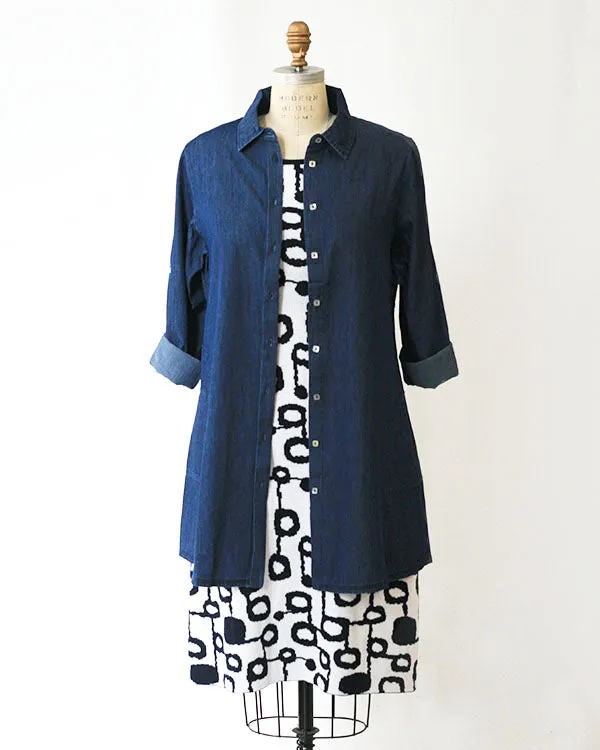 Eterna Lightweight Denim Tunic