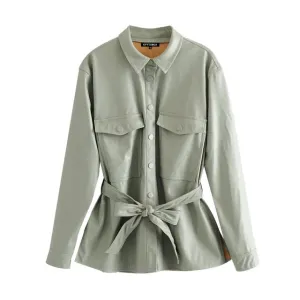 FAUX LEATHER JACKET