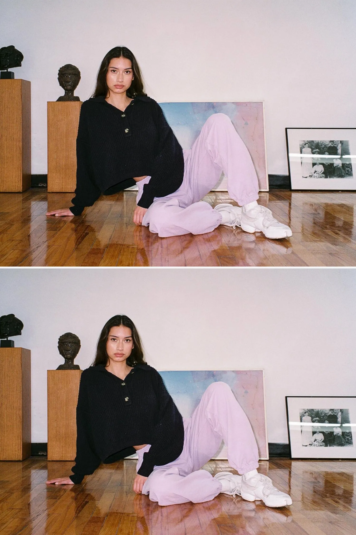 FM30GD - Fisherman Cropped Polo Pullover