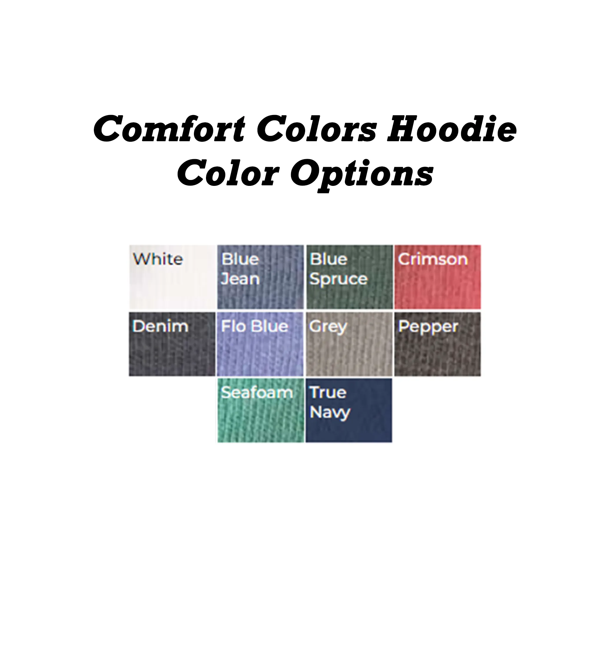 Fraternity Comfort Colors Greek Letter Hoodie
