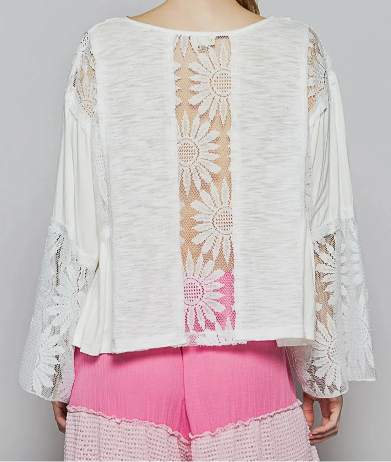 Free and Fearless Lace Top