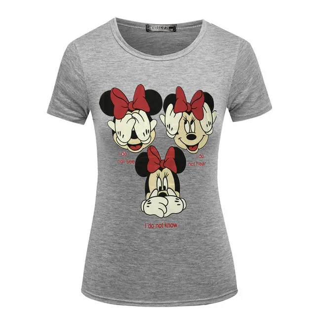 (Free Shipping) Owl Print O-Neck Short Sleeve T Shirt Women Tops (Free Shipping)