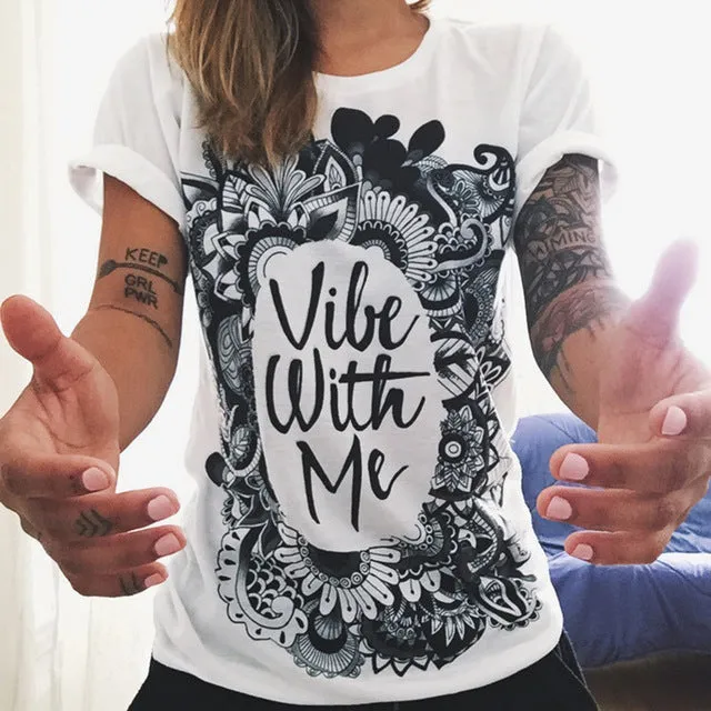 (Free Shipping) Owl Print O-Neck Short Sleeve T Shirt Women Tops (Free Shipping)