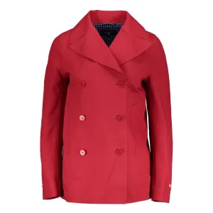 Gant Red Cotton Women Jacket