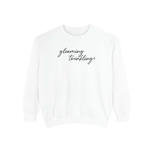 Gleaming, Twinkling Comfort Colors Sweatshirt