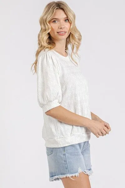 Gracelynn Fan Shell Knit Top