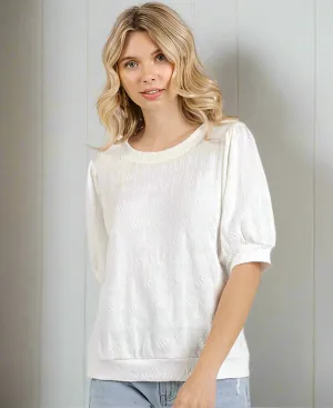 Gracelynn Fan Shell Knit Top