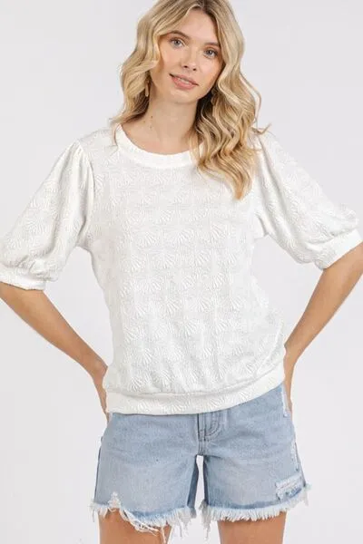 Gracelynn Fan Shell Knit Top
