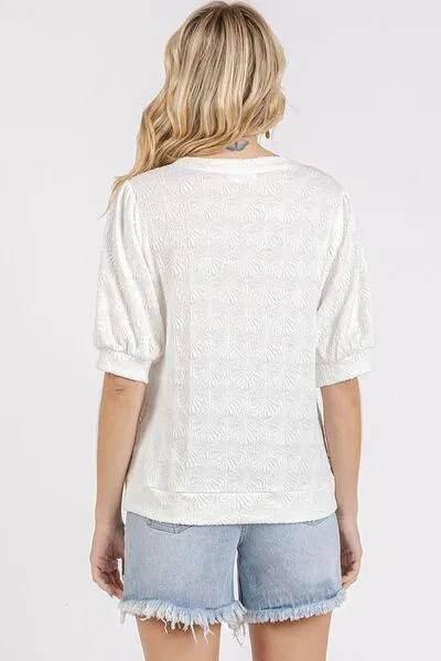Gracelynn Fan Shell Knit Top