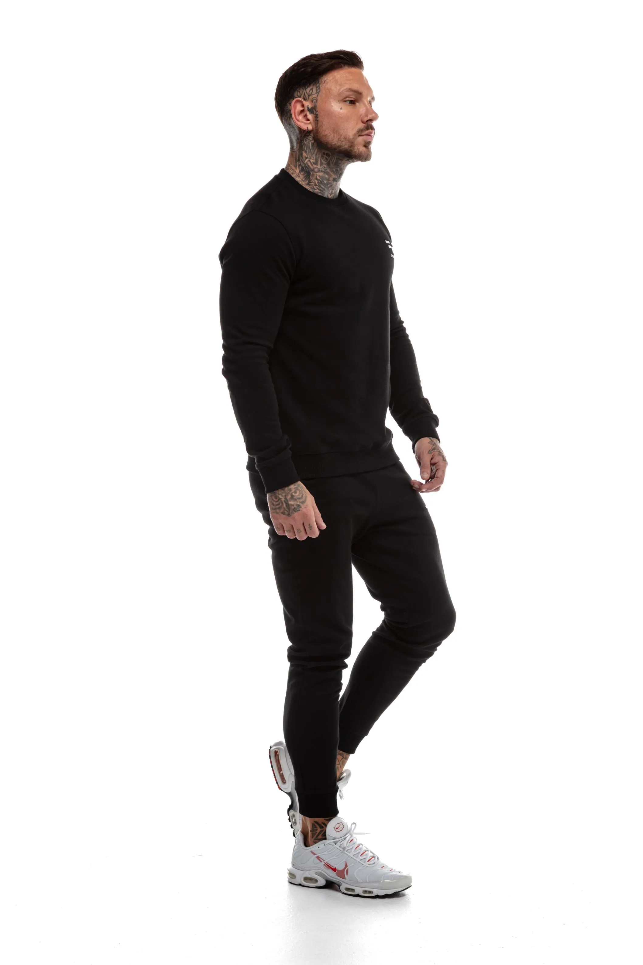 GymFreak Mens Power Sweatshirt - Black