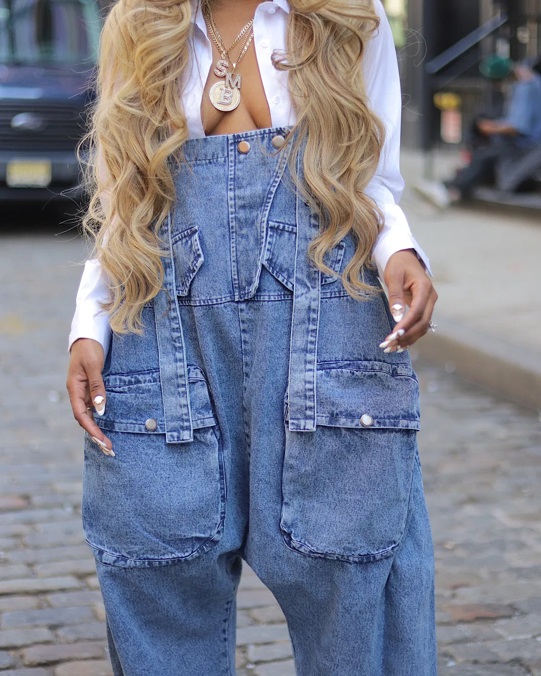 High Fashion Denim Jumpsuit