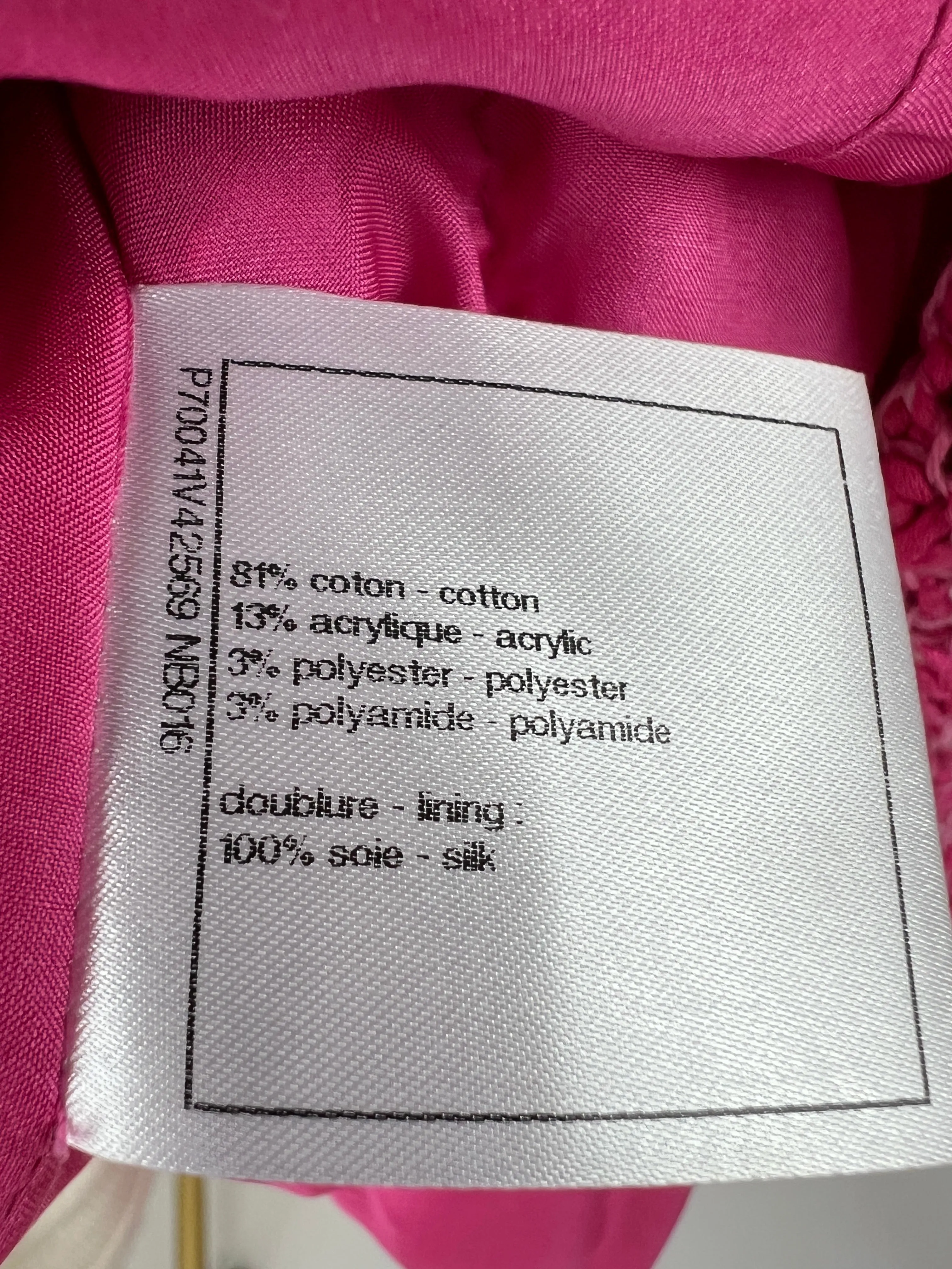 *hot*trendy Inspired  Chanel 21c Pink Tweed Jacket And Skirt Set With Cc Logo Buttons Size Fr 42 (uk 14)
