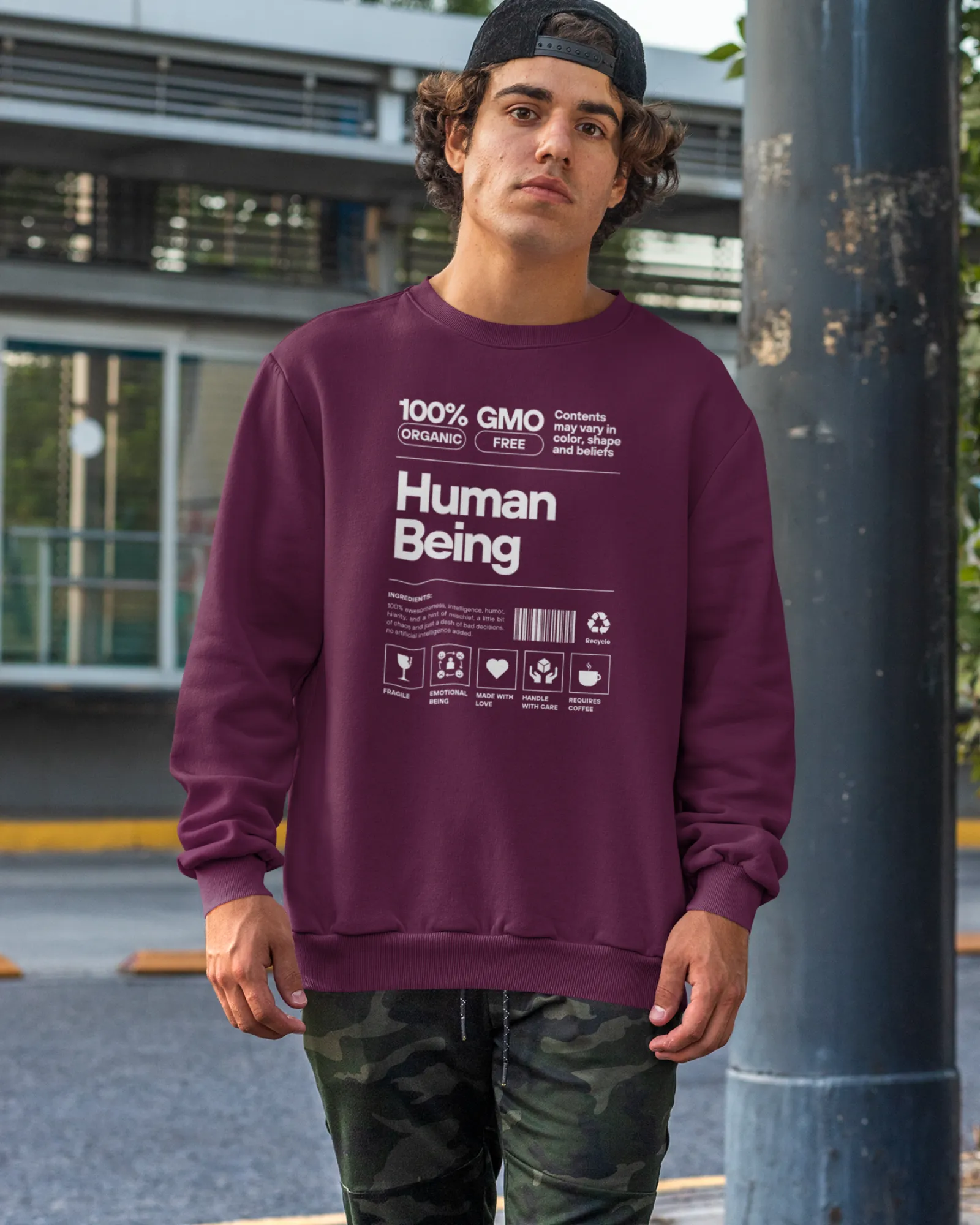 Human Being Dark - Men's Sweatshirts