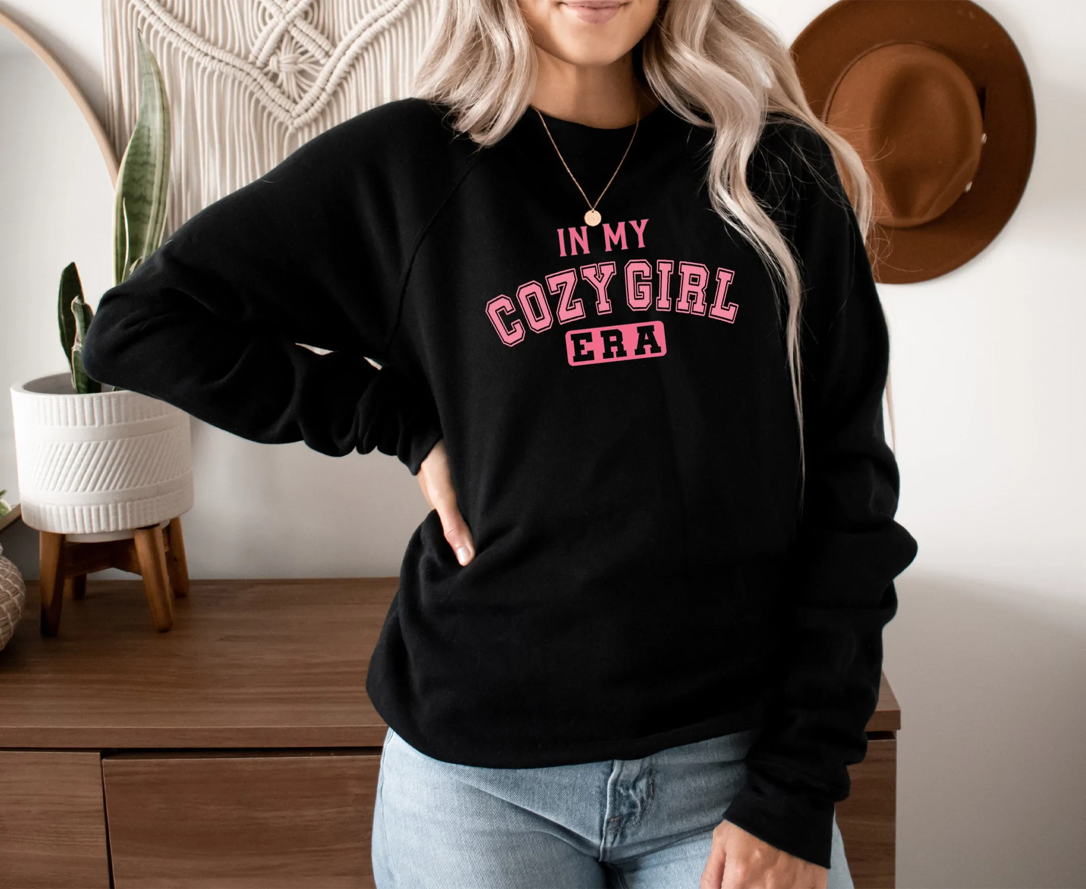 In my Cozy Girl Era Sweatshirt
