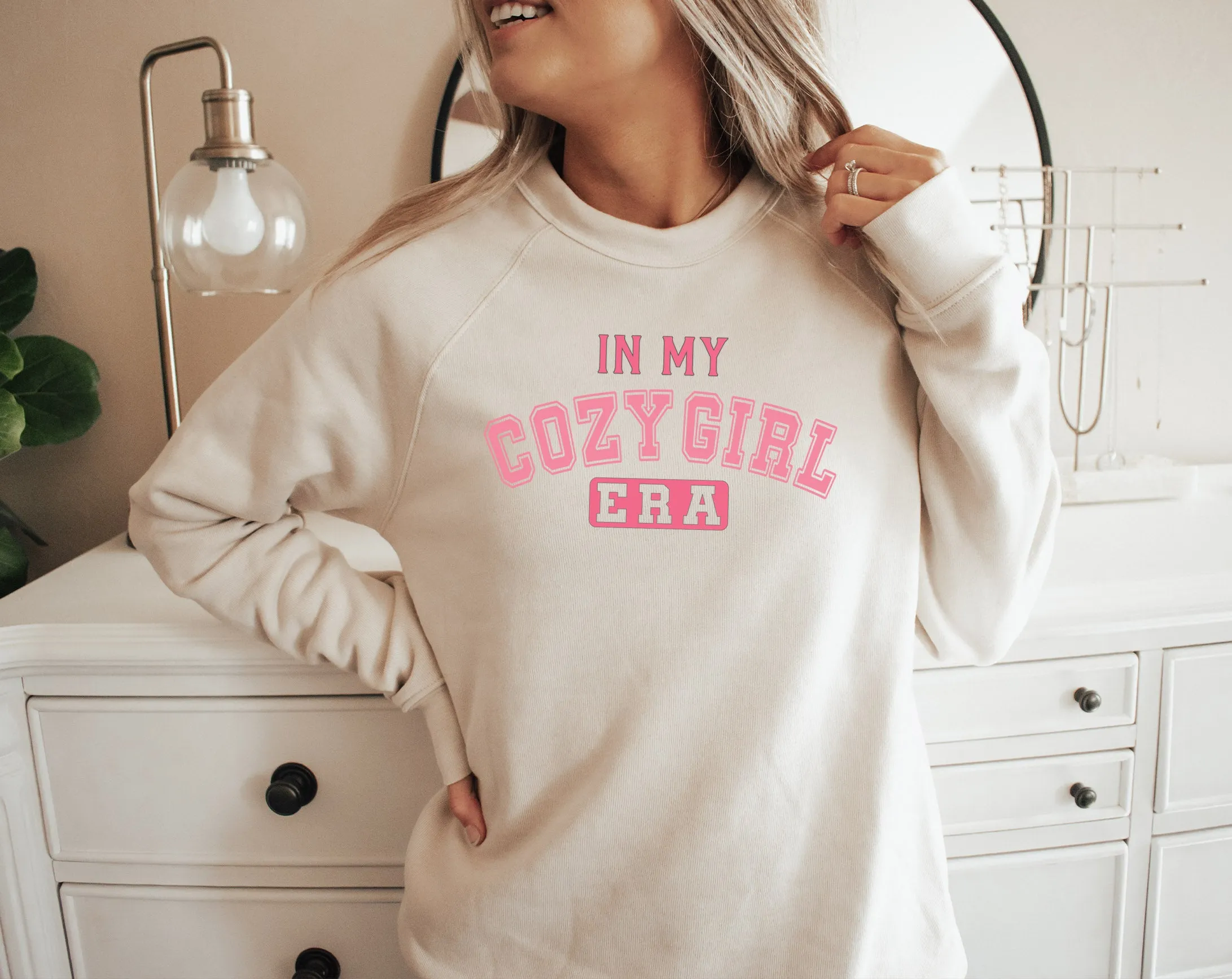 In my Cozy Girl Era Sweatshirt