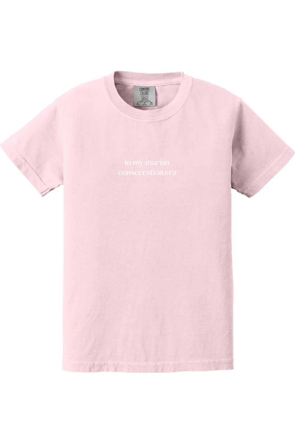 In My Marian Consecration Era Youth T-shirt - Comfort Colors
